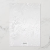 Luxe islamitische trouw-foilie uitnodiging (Achterkant)