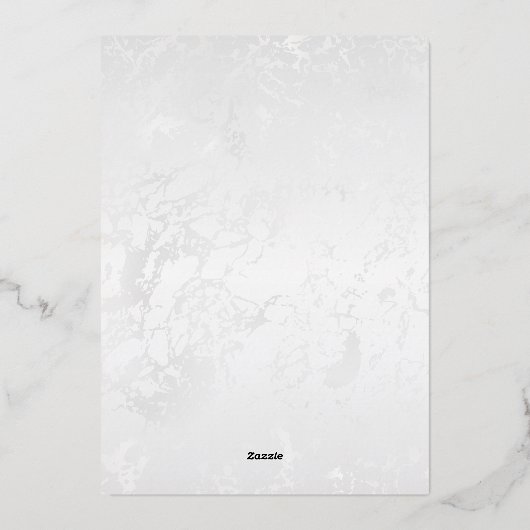 Luxe islamitische trouwkaart van foliekaart folie uitnodiging (Achterkant)