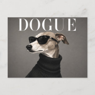 Luxe Italiaanse Greyhound Portret Briefkaart