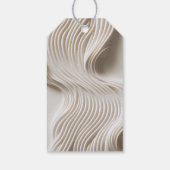 Luxe ivoor bedankt cadeaulabel (Achterkant)