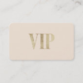 Luxe ivoor en goud VIP kaart club lid Visitekaartje (Voorkant)