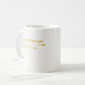 Luxe Ivoor Gouden Koffiemok (Voorkant links)