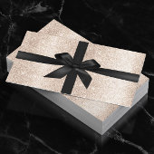 Luxe Ivory Gold Glitter Salon Cadeaubonnen Kortingskaartje
