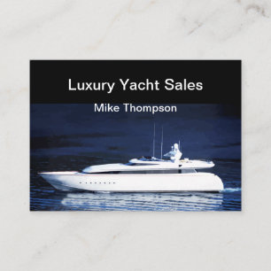 Luxe Jachtverkoop Thema Visitekaartje