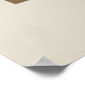Luxe Japandi geometrische abstracte wandkunst goud Poster (Hoek)