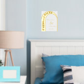 Luxe Kaarten en Gifts Table Gold Silver Wedding Folie Afdrukken (Insitu (Slaapkamer))