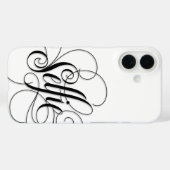 Luxe Kalligrafie 'Selfie' Lettering Elegant Case-Mate iPhone Case (Achterkant (horizontaal))