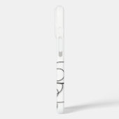 Luxe Kalligrafie 'Selfie' Lettering Elegant Case-Mate iPhone Case (Achterkant / Links)