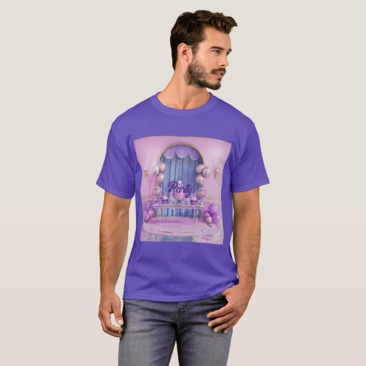 Luxe kamer partij T-shirt (Voorkant volledig)