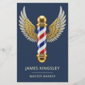 Luxe Kapper Paal Kapsel Professionele Kapper Salon Flyer (Voorkant)