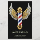 Luxe Kapper Paal Kapsel Professionele Kapper Salon Flyer (Voorkant)