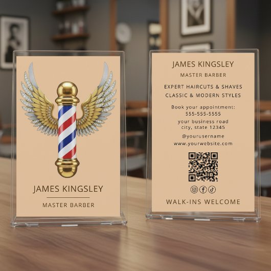 Luxe Kapper Paal Kapsel Professionele Kapper Salon Flyer