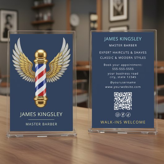 Luxe Kapper Paal Kapsel Professionele Kapper Salon Flyer