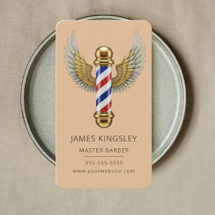 Luxe Kapper Paal Kapsel Professionele Kapper Salon Visitekaartje