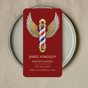 Luxe Kapper Paal Kapsel Professionele Kapper Salon Visitekaartje