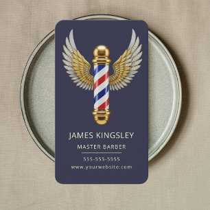 Luxe Kapper Paal Kapsel Professionele Kapper Salon Visitekaartje
