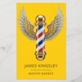 Luxe Kapper Paal Kapsel Professionele Kapperzaak Flyer (Voorkant)