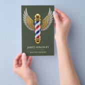 Luxe Kapper Paal Kapsel Professionele Kapperzaak Flyer (Hand)