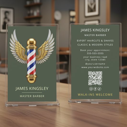 Luxe Kapper Paal Kapsel Professionele Kapperzaak Flyer