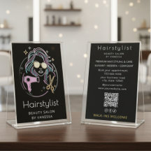 Luxe Kapsalon Moderne Zwarte Schoonheidssalon