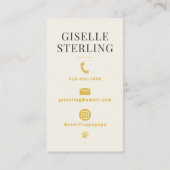 Luxe kat Groomer verwennen kitten Visitekaartje (Achterkant)