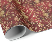 Luxe Kerst Digitaal Papierpatroon Cadeaupapier (Rol Hoek)