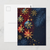 ❄️ Luxe Kerst Ornament Magie 🎄 Elegant Briefkaart (Voorkant / Achterkant)