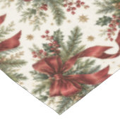 Luxe Kerstbogen en Lint Tafelkleed (Gekanteld)