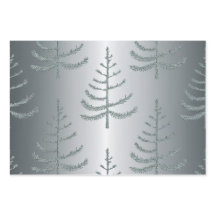 Luxe kerstbomen inpakpapier set