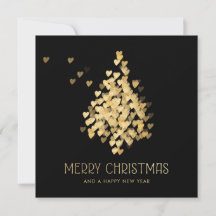 Luxe kerstboom Golden Hearts