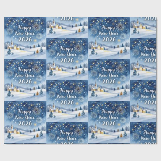 luxe kerstcadeau inpakpapier (Vlak)
