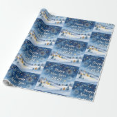 luxe kerstcadeau inpakpapier (Uitgerold)