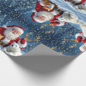 luxe kerstcadeau-verpakkings papier (Hoek)