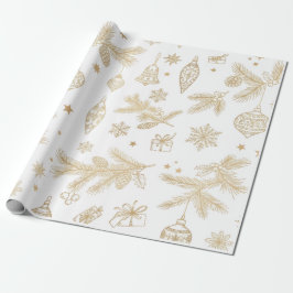 Luxe kerstcadeaupapier – Elegant vakantie Cadeaupapier