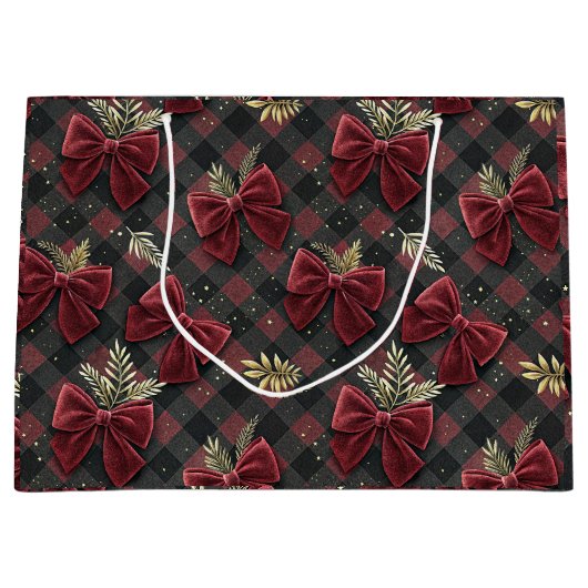 Luxe Kerstcadeautas Groot Cadeauzakje (Voorkant)