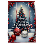 Luxe Kerstcadeautas Medium Cadeauzakje (Achterkant)