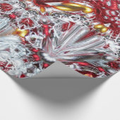 Luxe kerstdecorpeerpapier cadeaupapier (Hoek)