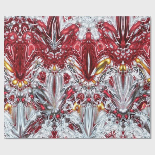 Luxe kerstdecorpeerpapier cadeaupapier (Vlak)