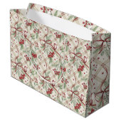 Luxe Kerstgeschenkzak Groot Cadeauzakje (Achterkant Gekanteld)