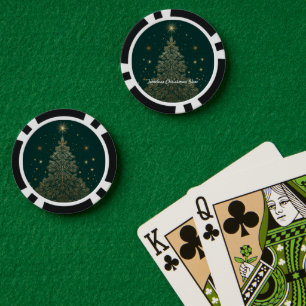 “Luxe Kerstglans” Poker Chips