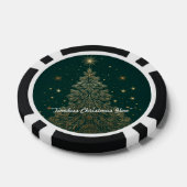 “Luxe Kerstglans” Poker Chips (Enkel)