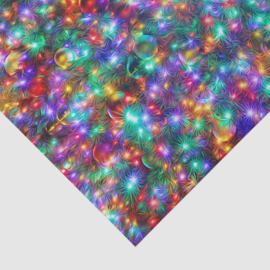 Luxe kerstkreukelstaarten tissuepapier (Detail)