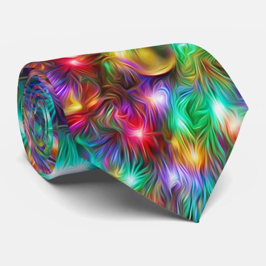 Luxe kerstkreukelstaren stropdas (Opgerold)