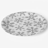 Luxe kerstpatroon papieren bordje (Gekanteld)