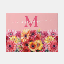 Luxe Keuken Vloermat: Gerbera Madeliefjes Deurmat