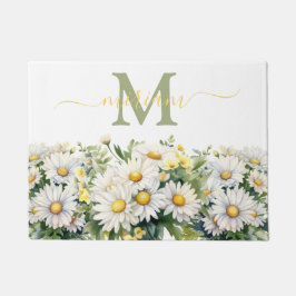 Luxe keuken vloermat: Madeliefjes Bloemen Deurmat