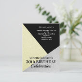 Luxe klasse patroon goud zilver kaart (Staand voorkant)