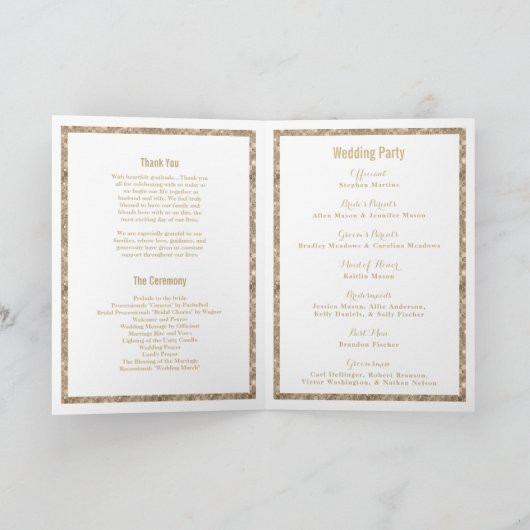 Luxe klasse witte gouden glans glamor programma  (Binnen)