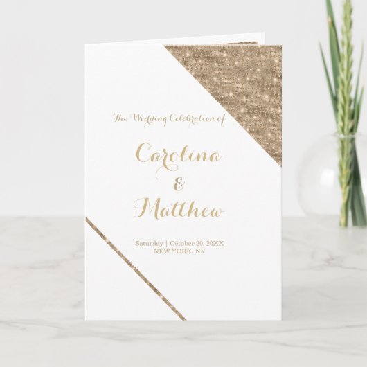 Luxe klasse witte gouden glans glamor programma  (Voorkant)