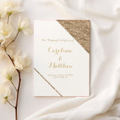 Luxe klasse witte gouden glitters glam programma 